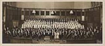 Orchestre symphonique de Toronto et le choeur du Conservatoire, Symphonie chorale de Beethoven. Dr Ernest MacMillan, chef d'orchestre, Massey Hall, Toronto 21 mars 1933