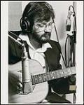 Bobby Edwards recording in a studio 1987