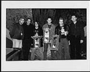 When the Goo Goo Dolls rolled into Toronto recently for their sold-out show at The Phoenix, Warner Music Canada presented the band with Platinum awards for their latest album "Dizzy Up The Girl" ca. 1998.