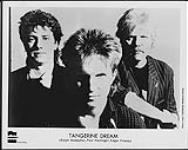 Publicity portrait of Tangerine Dream - (left to right) Ralph Wadephul, Paul Haslinger, Edgar Froese [between 1988-1990].