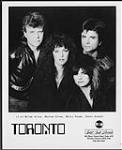 Publicity portrait of the band Toronto - (l to r) Brian Allen, Sheron Alton, Holly Woods, Scott Kreyer [entre 1980-1984].