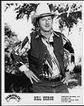 Press portrait of Bill Hersh wearing a cowboy hat, patterned shirt and vest n.d.