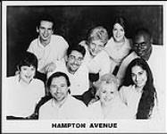 Press portrait of Hampton Avenue wearing white shirts ca. 1996.