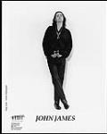 Press portrait of John James [entre 1988-1993].