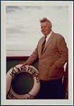 Sir Ernest MacMillan on board Island Princess, Vancouver July, 1959
