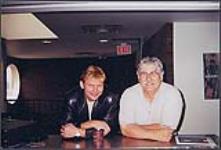 Snap-shot of Randy Martin and Billy Williams. CISN Radio. Edmonton [between 1990-2000]
