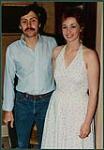 Snapshot of Pat Higdon, left (MCA Music) and Anita Perras  9 juin 1983
