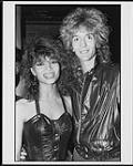 Cindy Valentine avec Chris Steffler de Platinum Blonde [between 1986-1989].