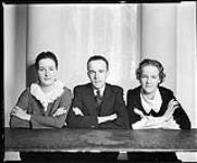Frances, Dorthy, et Myles Larkin (groupe) 15 février 1936