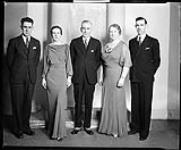 Mr. and Mrs. W.K. Eastman (and family)  13 avril 1936
