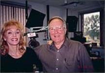 CKAY Valley Radio's Dick Drew with Liona Boyd [between 1979-1989].