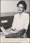 Sally Jackson, stenographer with the Territorial government at Whitehorse [entre 1930-1960]