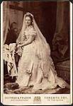 Mrs. Nordheimer in bridal gown ca. 1867-1876