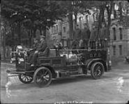 Apparatus of O.F.D. [Ottawa Fire Department] Ottawa, Ontario, August, 1914 Aug. 1914