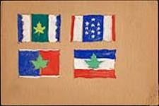 Quatre propositions de drapeau canadien 1959-1964