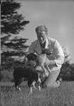 Mr. Radmore and dogs 1941.