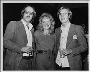 Bernie Fiedler with two unidentified people [ca 1974].