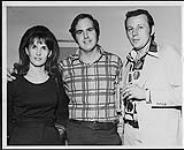 Ed and Faye LaBuick with an unidentified man [between 1970-1975].