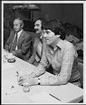 Roger Ashby, Ken Eason and Taylor Campbell at an informal meeting [entre 1975-1985].