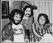 Chuck Azzarello, Jim Campbell and Randy Newman at CHUM FM [between 1973-1976].