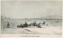 Winter Scene on the St. Lawrence River ca. 1850