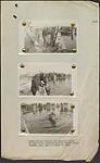 [Three photographs of a diver working to repair intake of water supply system at Saint John's Indian Residential School, Chapleau, Ontario, week of October 23, 1933] 23-29 octobre 1933