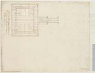 Blockhouses batteries &c erected at the expense of the province at Lunenburg [architectural drawing, textual record] 1812 J.C.S. 1812.
