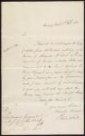 Letter to Sir John Coape Sherbrooke from Robert Peel 1 February 1812.