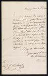 Letter to Sir John Coape Sherbrooke from Robert Peel 4 July 1812.