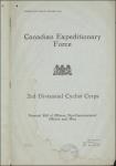 Canadian Expeditionary Force - 2nd Canadian Divisional Cyclist Corps - Nominal Roll of Officers, Non-Commissioned Officers and Men 1915