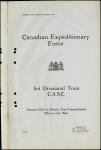 Canadian Expeditionary Force - 3rd Divisional Train - Nominal Roll of Officers, Non-Commissioned Officers and Men 1915-1916