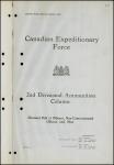 Canadian Expeditionary Force - 2nd Divisional Ammunition Column - Nominal Roll of Officers, Non-Commissioned Officers and Men 1915-1917