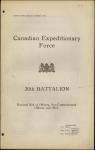 Canadian Expeditionary Force - 30th Battalion - Nominal Roll of Officers, Non-Commissioned Officers and Men 1915