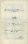 Canadian Expeditionary Force - 41st Battalion - Nominal Roll of Officers, Non-Commissioned Officers and Men 1915-1917