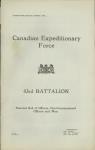 Canadian Expeditionary Force - 43rd Battalion - Nominal Roll of Officers, Non-Commissioned Officers and Men 1915-1917