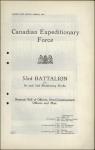 Canadian Expeditionary Force - 53rd Battalion - Nominal Roll of Officers, Non-Commissioned Officers and Men 1915-1917