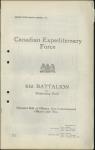 Canadian Expeditionary Force - 61st Battalion - Nominal Roll of Officers, Non-Commissioned Officers and Men 1915-1917