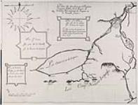 Plan des forts faicts par le Regiment Carignan Salières sur la Riviere de Richelieu dicte autrement des Iroquois en la Nouvelle France. [cartographic material] n.d.