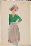 Female costume design for a Tin Hats production 1945