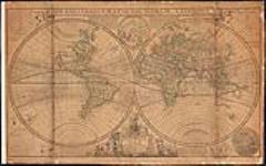 Mappemonde intitulée « A new and correct map of the world, laid down according to the newest discoveries, and from the most exact observations ».  [document cartographique] produit par Herman Moll, géographe. [vers 1720].