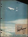 First page of C-102 Jet Liner Flight Manual [textual record, graphic material: art] ca. 1949.