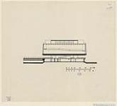 [Cross-section X to the Quebec pavilion at Expo 67] [architectural drawing] Item 28 1968.
