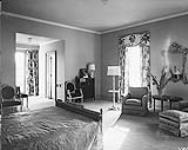 One of the four bedrooms on the main bedroom floor at 24 Sussex Drive, official residence of Canadian Prime Ministers Apr. 1951