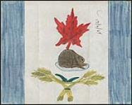 Flag Committee submission: proposed flag design for Canada from St. Catherine's, Ontario June, 1964.