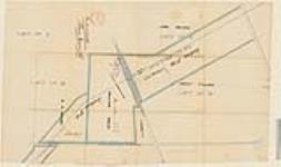 [Plan of lands required for the Welland Canal on Lots 5 & 6, Cons. 10 and Lots 7 & 6 Cons. 9 in the Township of Grantham.] [cartographic material] 1873