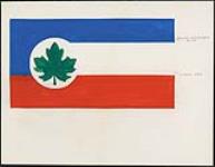 Flag Committee submission: proposed flag for Canada from Saskatoon, Saskatchewan May, 1964.