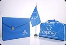 Displays and promotion: Expo flag, duffel bag [1963-1967]
