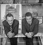 Jean-Louis Roux (à gauche) Jean Gascon 1960