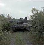 Fallex 88. Sergeant Neuman and Corporal Mackeage in Leopard tank September 1988.