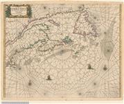 Pas-Caerte van Terra Nova, Nova Francia, Niew Engeland en de grote rivier van Canada [cartographic material] [1661](1666).